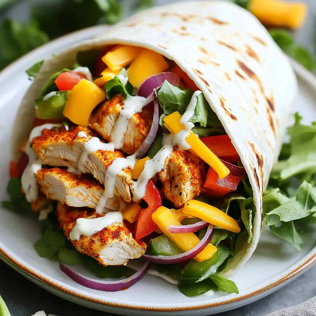 Spicy Cajun Chicken Wraps for a Flavorful Meal