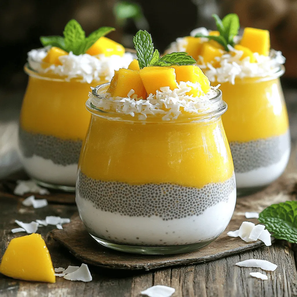 Mango Coconut Chia Pudding Easy and Tasty Recipe