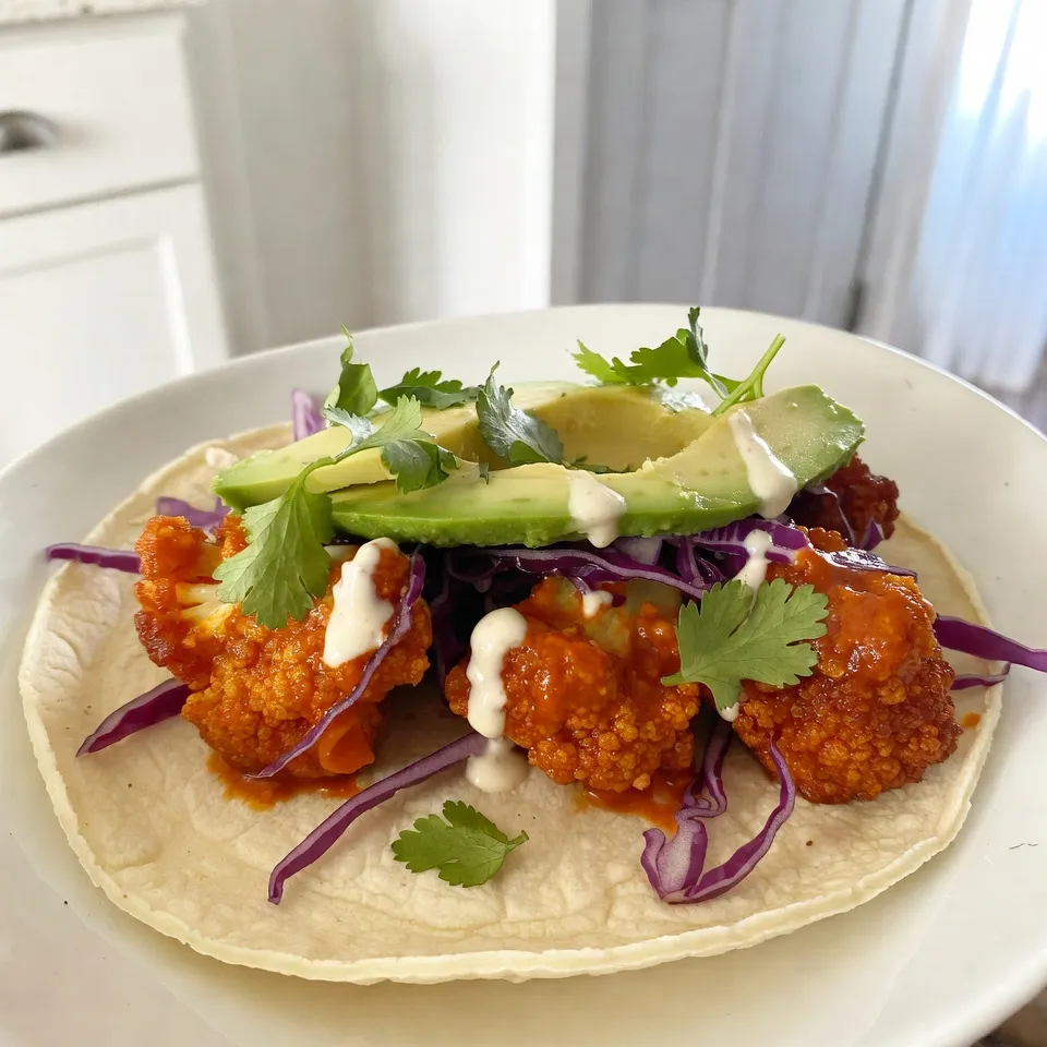 Buffalo Cauliflower Tacos Flavorful and Simple Dish