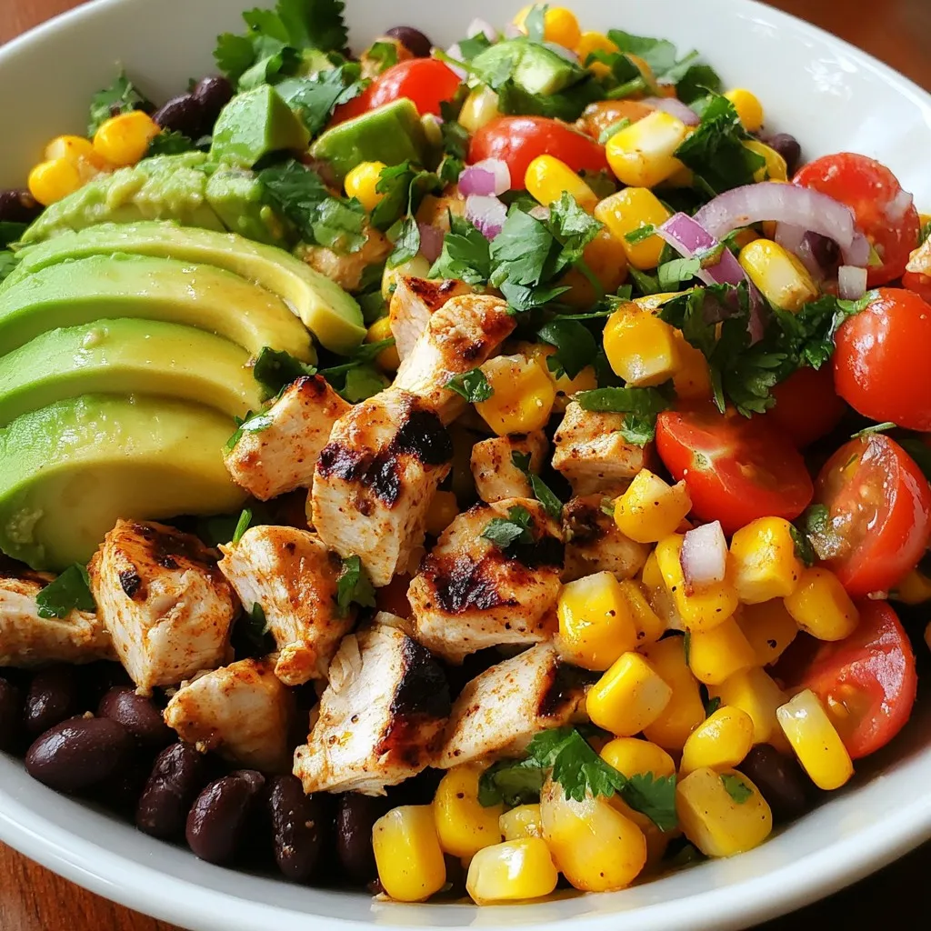 Spicy Southwest Chicken Salad Flavorful and Healthy Dish