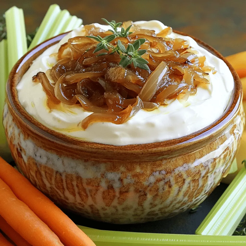 Caramelized Onion Dip Flavorful and Easy Recipe
