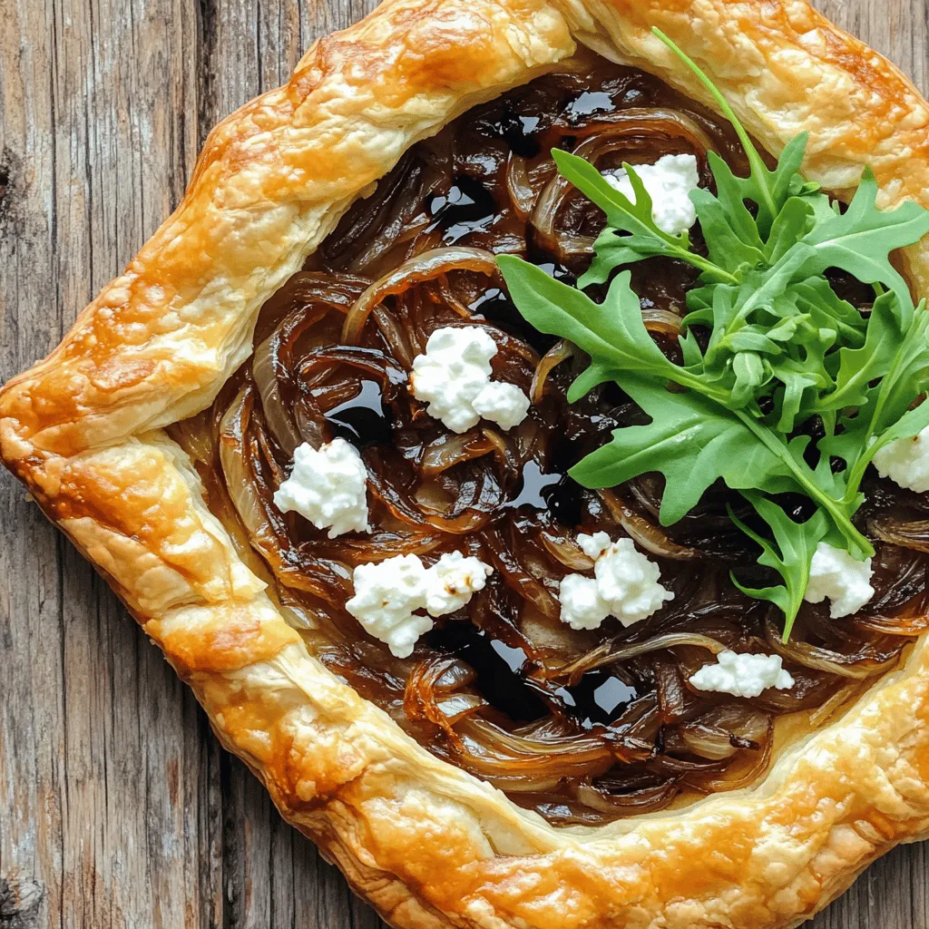 Caramelized Onion and Goat Cheese Tart Delight