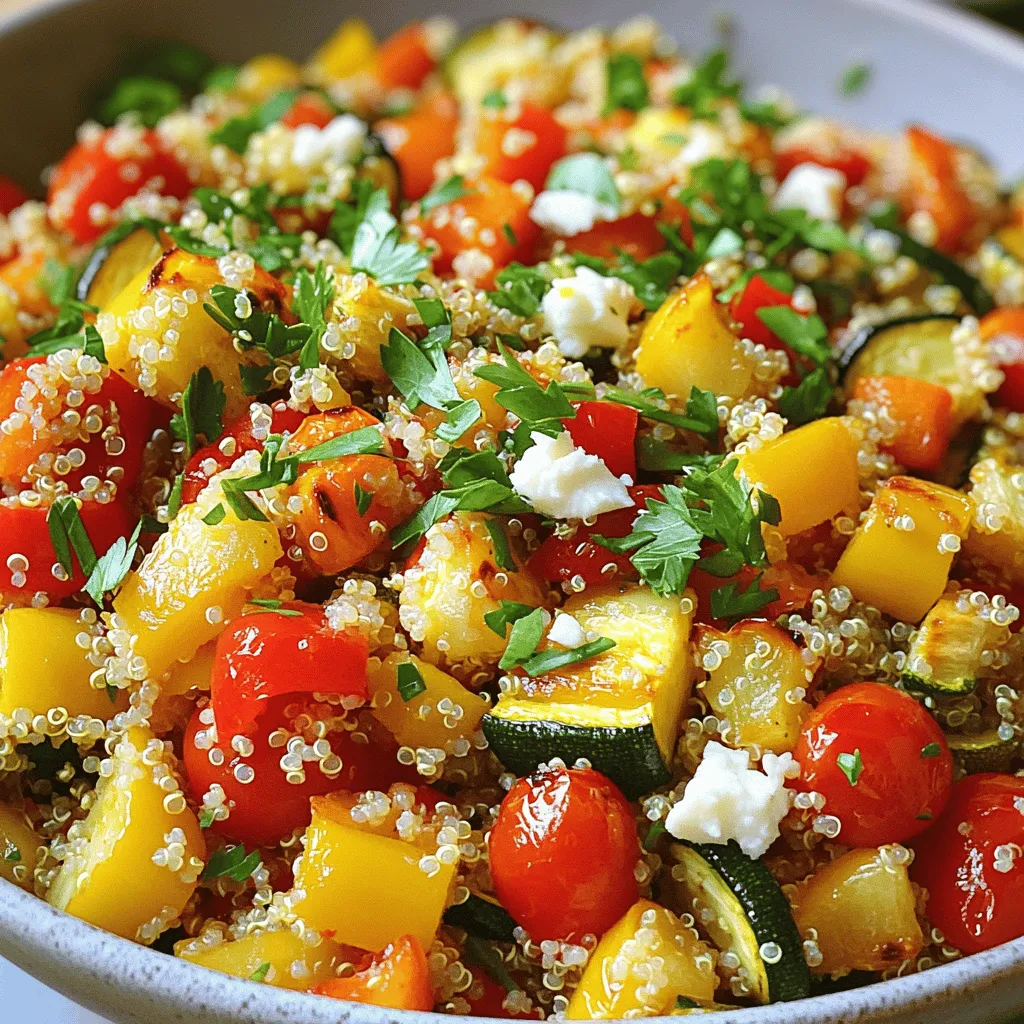 Roasted Vegetable Quinoa Salad Delightful and Fresh