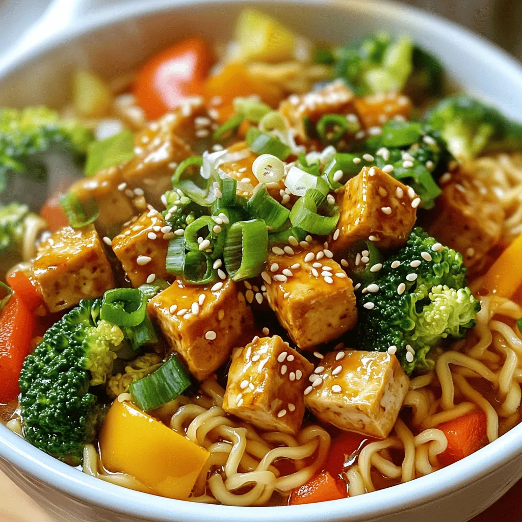 Spicy Sesame Tofu Ramen Flavorful and Easy Recipe