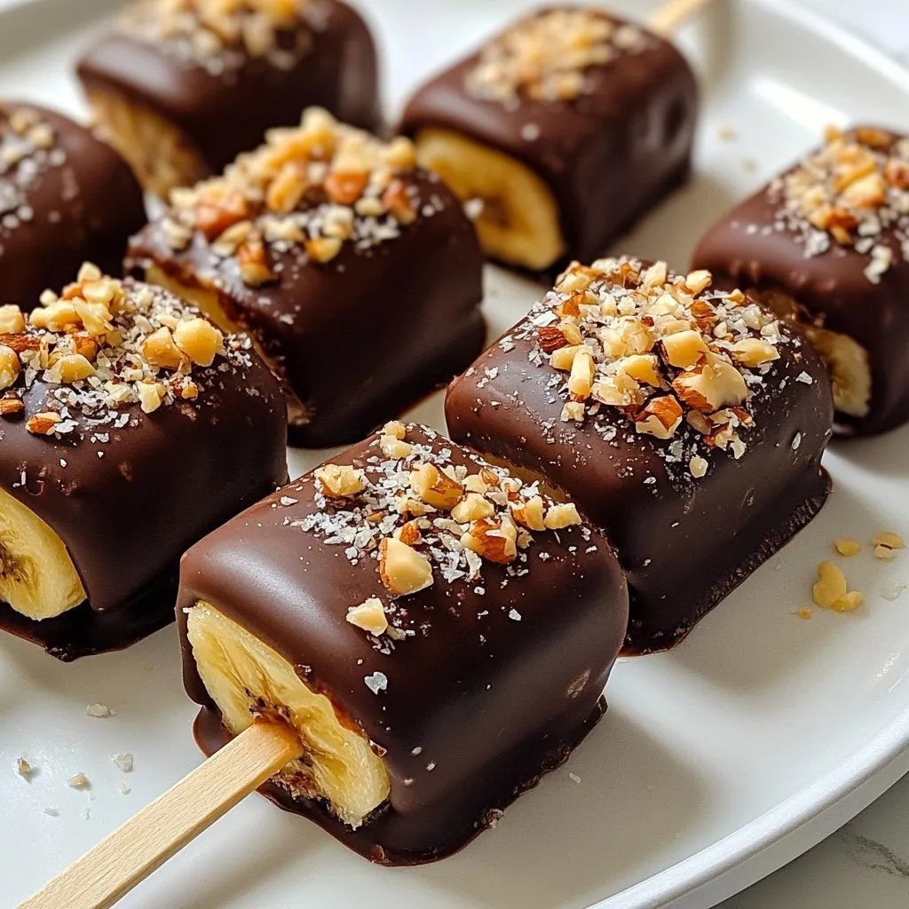 Chocolate Covered Banana Pops Easy and Fun Treat