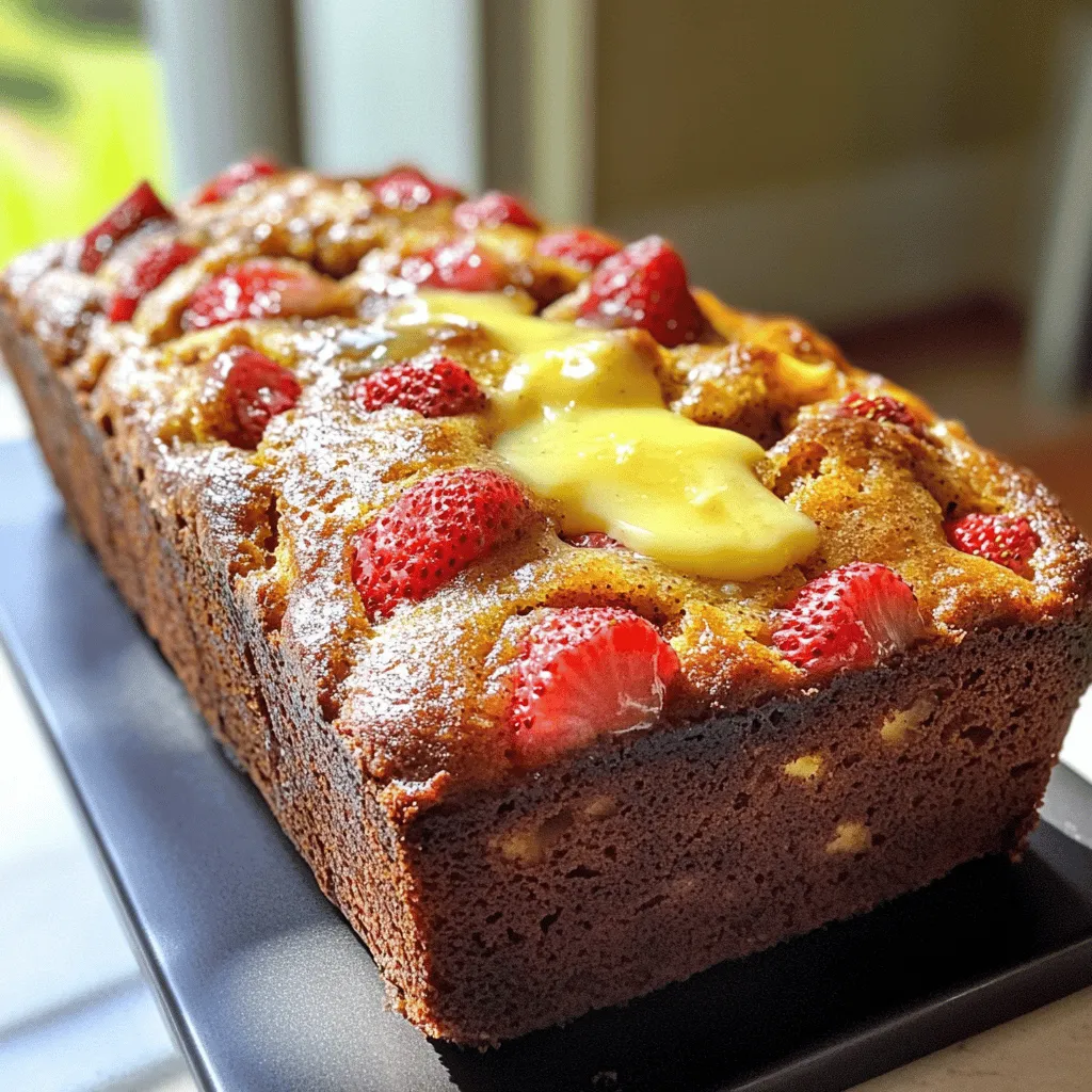 Strawberry Banana Bread Flavorful and Simple Recipe