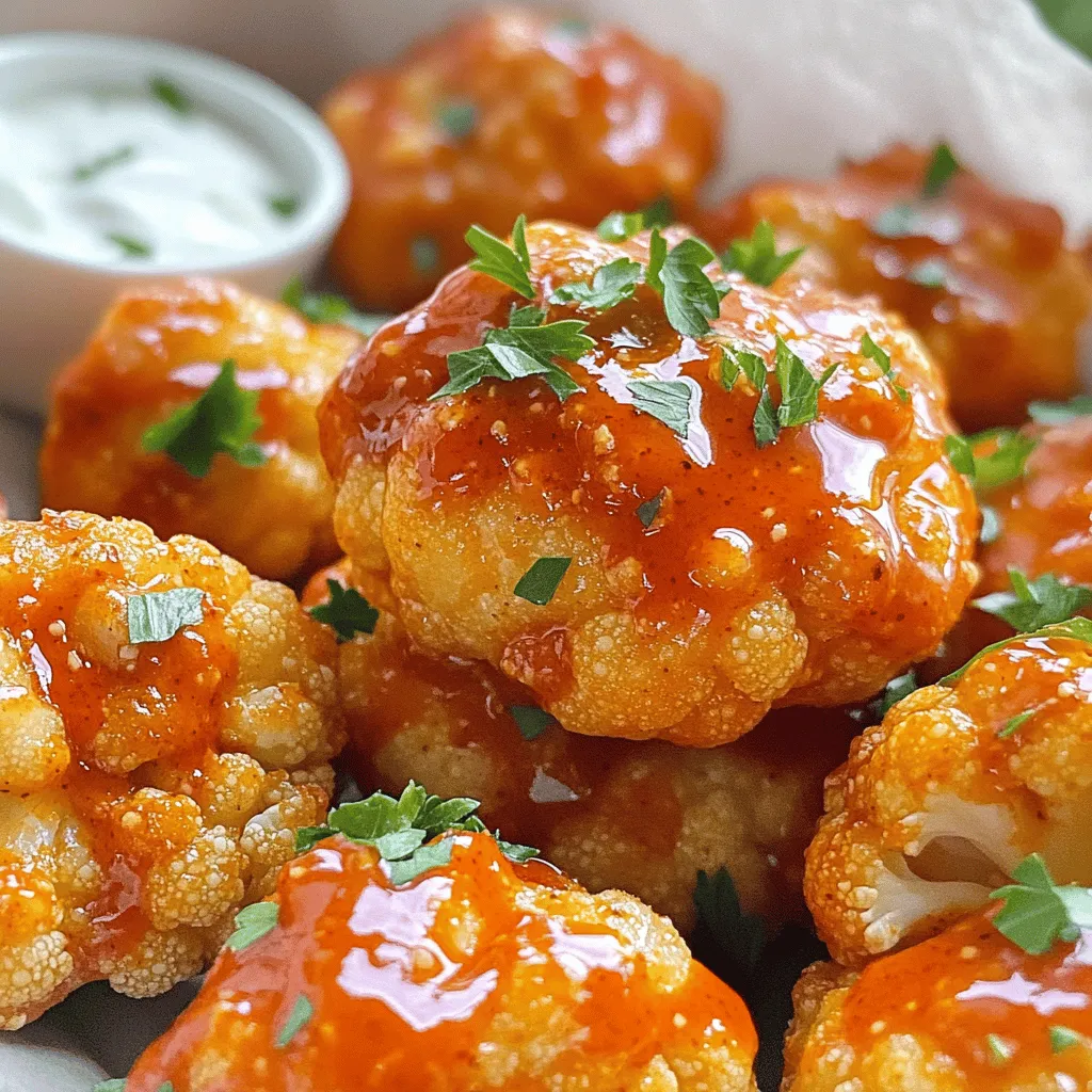 Buffalo Cauliflower Bites Tasty and Easy Recipe