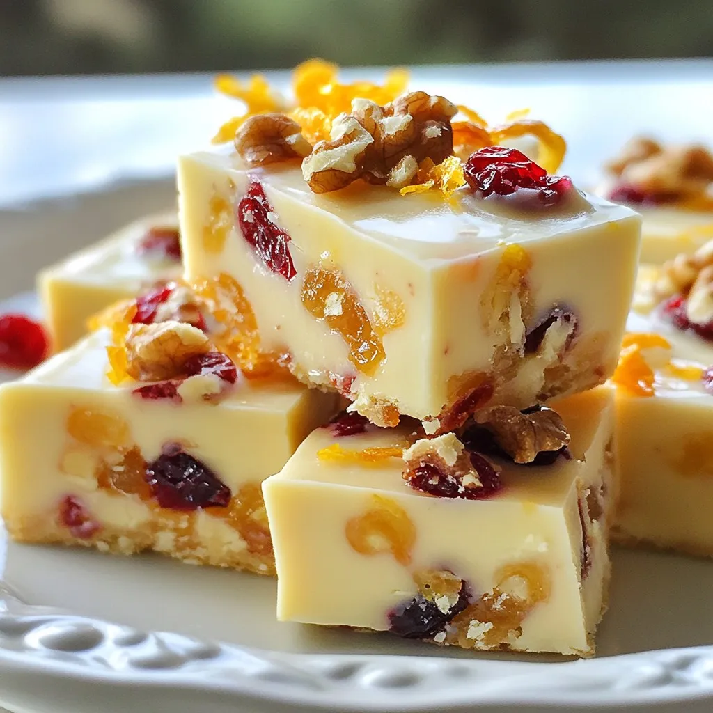 Cranberry Orange Fudge Delightful Sweet Treat Recipe
