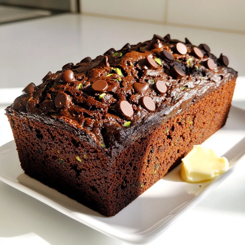 Chocolate Chip Zucchini Bread Bakery-Style Delight