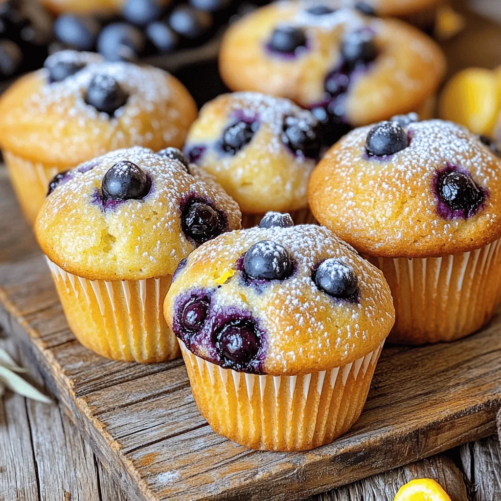 Lemon Blueberry Muffins Delightful and Easy Recipe