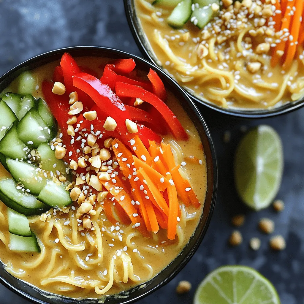 Spicy Thai Peanut Noodles Delicious and Easy Recipe