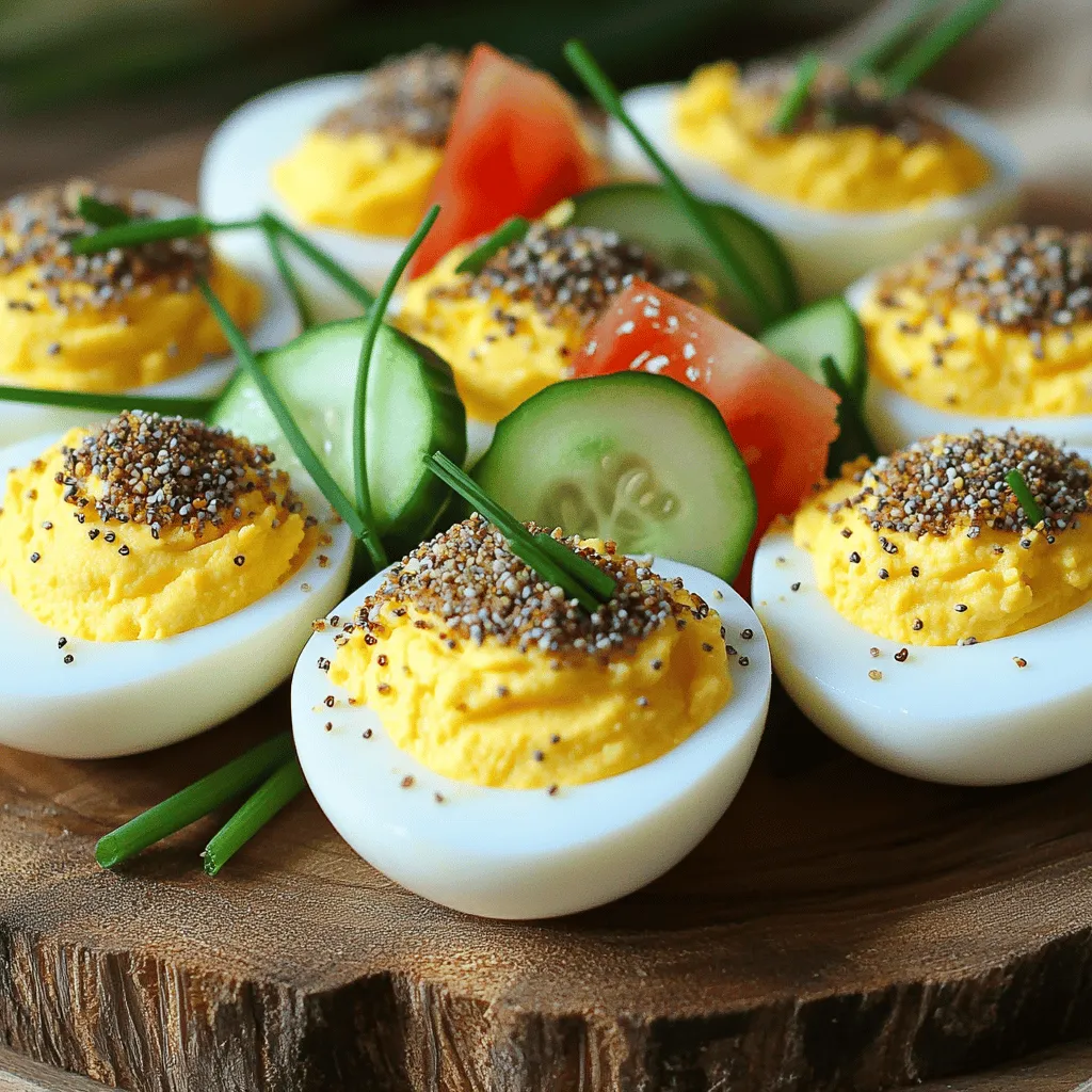 Everything Bagel Deviled Eggs Flavorful and Simple Dish