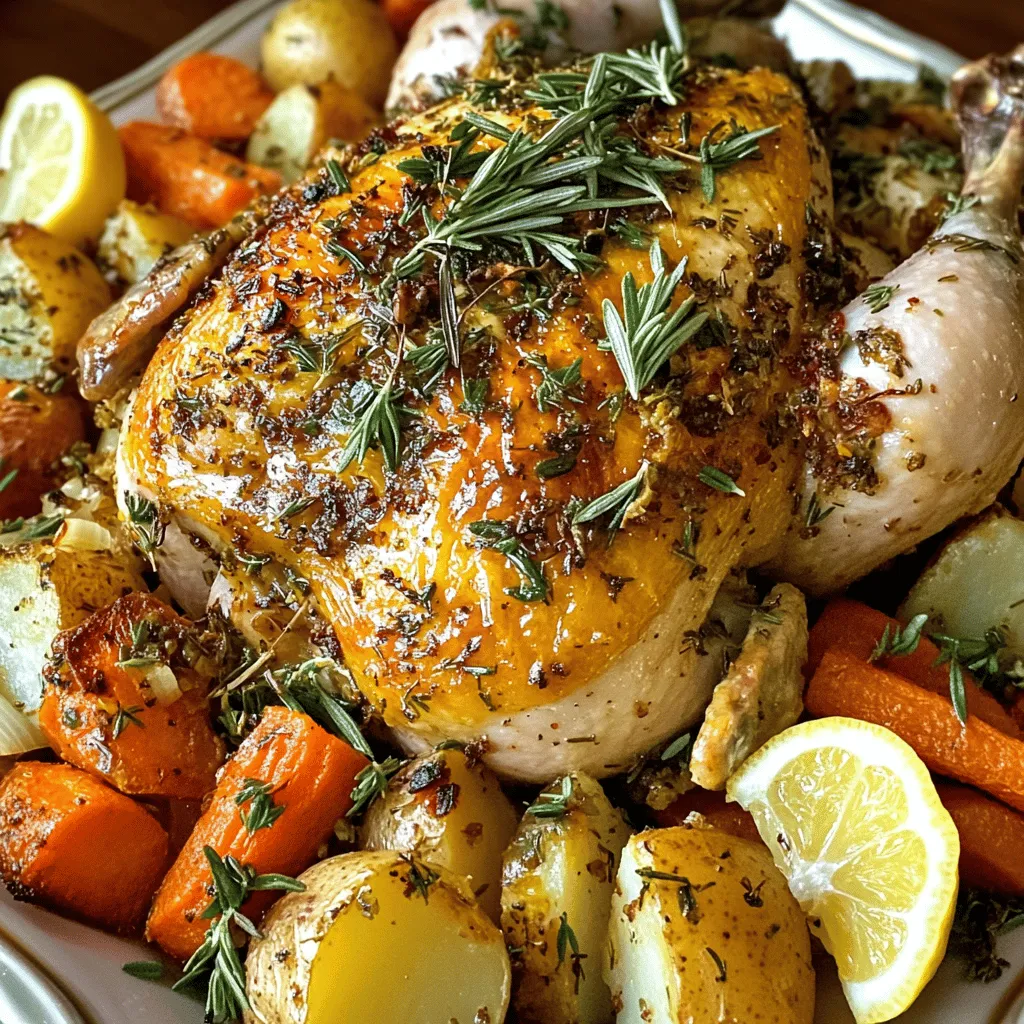 Savory Herb Roasted Chicken Flavorful Dinner Delight