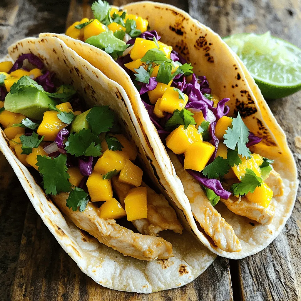 Spicy Mango Chicken Tacos Flavorful and Easy Recipe