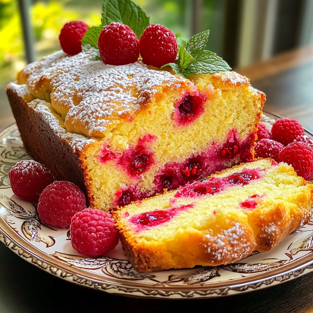 Lemon Raspberry Yogurt Loaf Deliciously Simple Recipe