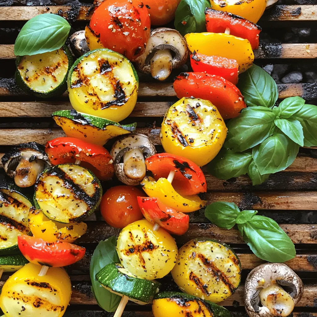Grilled Veggie Skewers Fresh and Flavorful Delight
