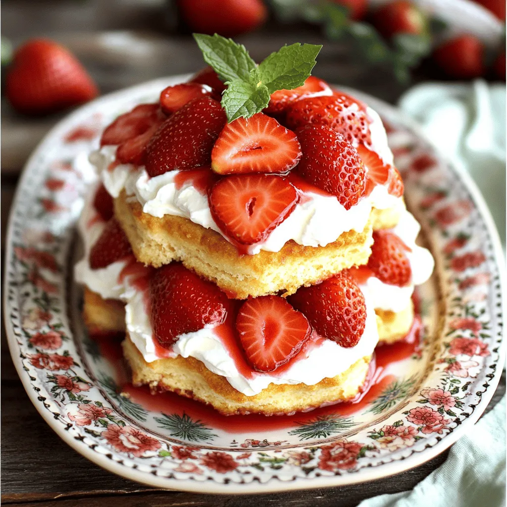 Easy Strawberry Shortcake Delightful Summer Dessert