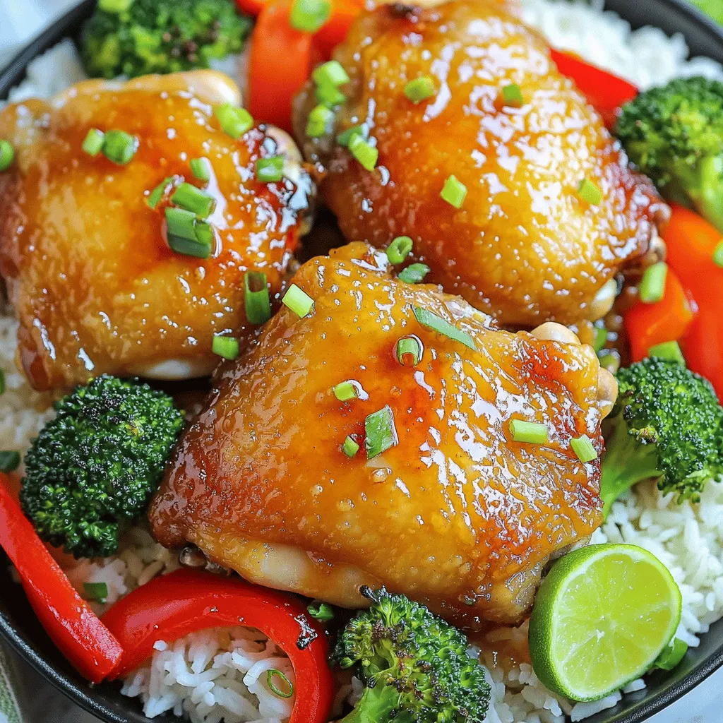 One-Pan Honey Garlic Chicken Thighs Simple Recipe