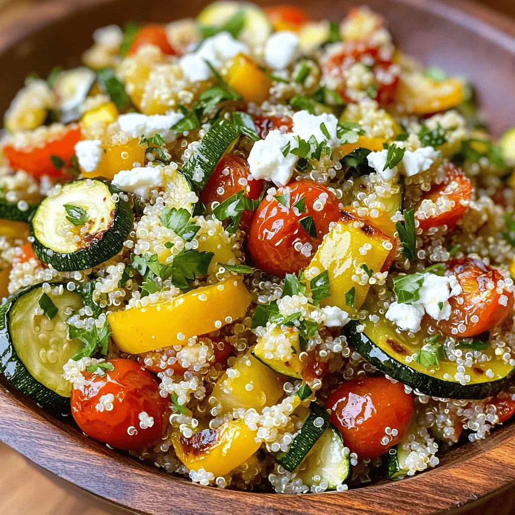 Roasted Vegetable Quinoa Salad Flavorful and Nutritious