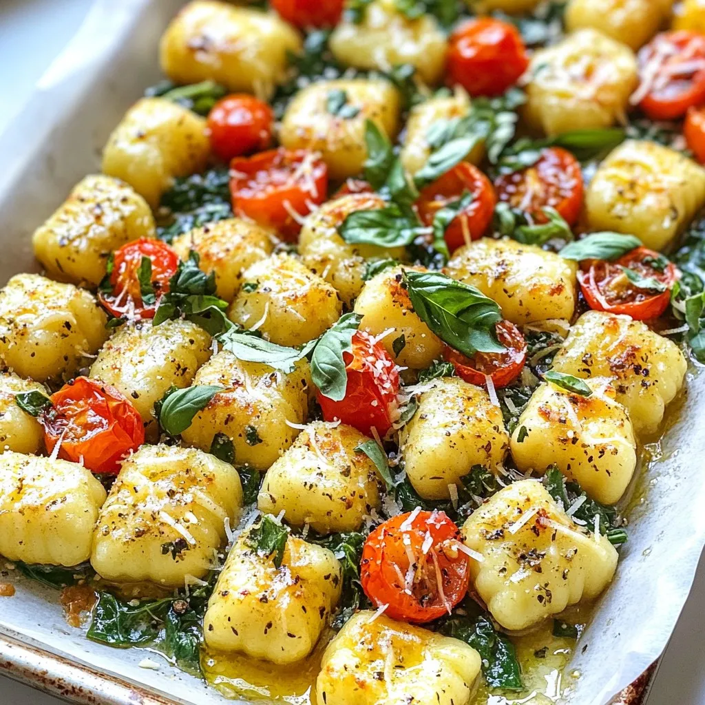 Sheet Pan Garlic Butter Gnocchi Flavorful One-Pan Meal