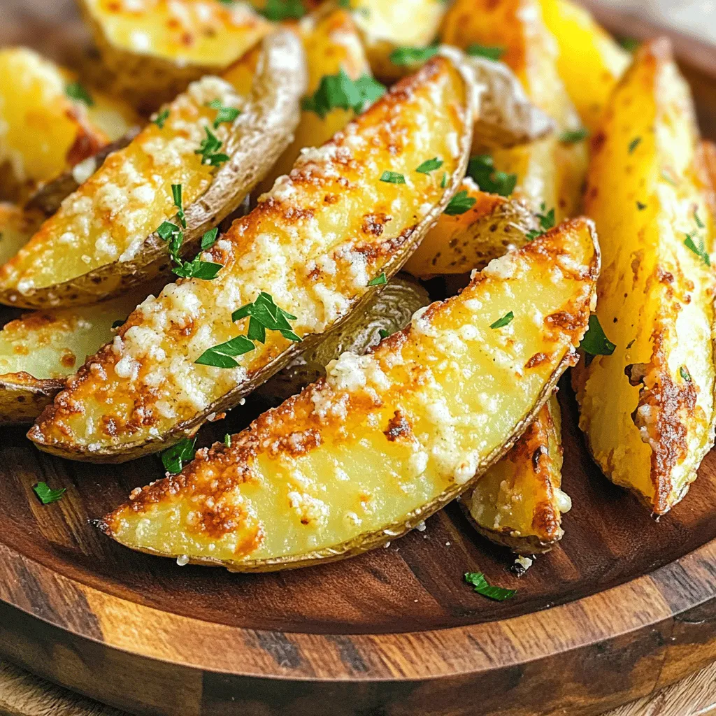 Air Fryer Parmesan Potato Wedges Crispy Delight