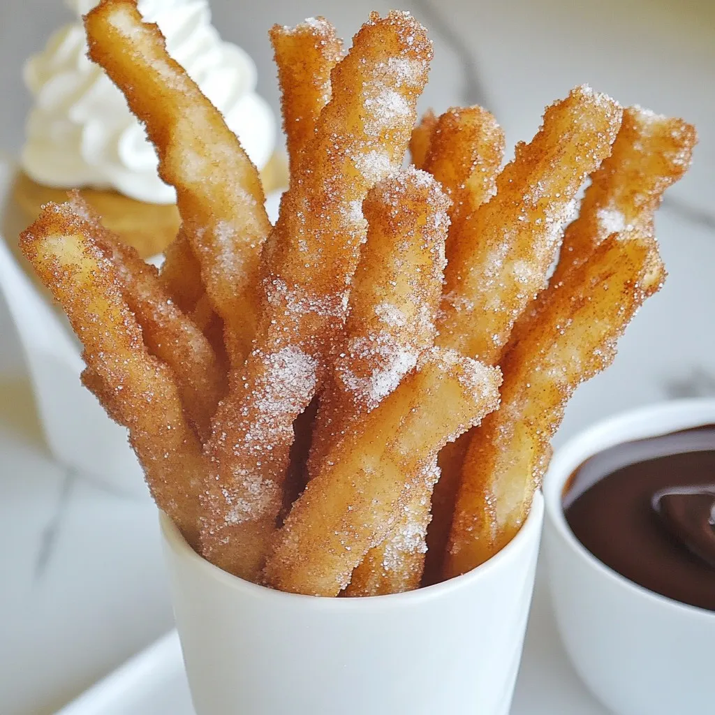 Cinnamon Sugar Funnel Cake Fries Irresistible Treat