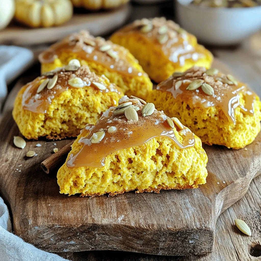 Maple Glazed Pumpkin Scones Perfect for Fall Mornings