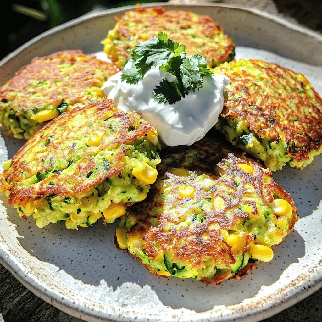 Zucchini Corn Fritters Simple and Tasty Recipe