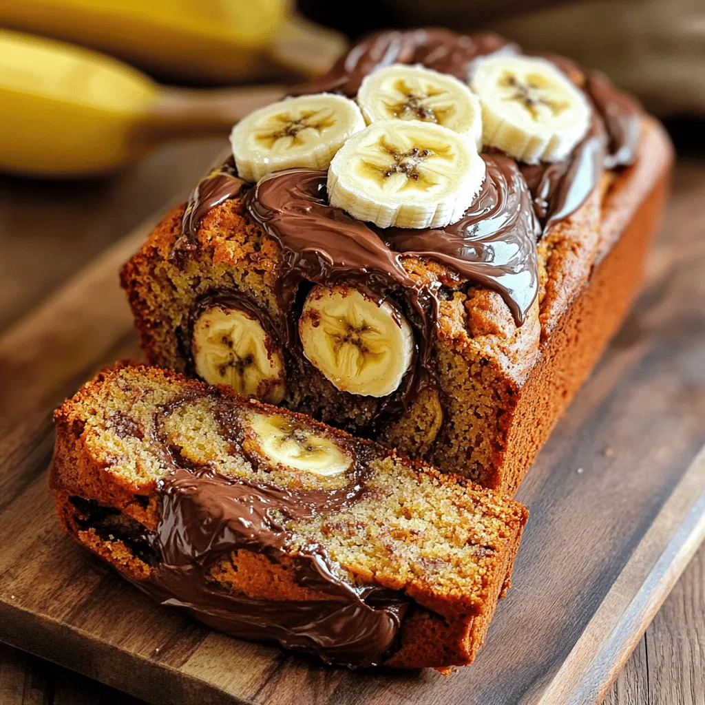 Nutella Swirl Banana Bread Delightful and Simple Recipe