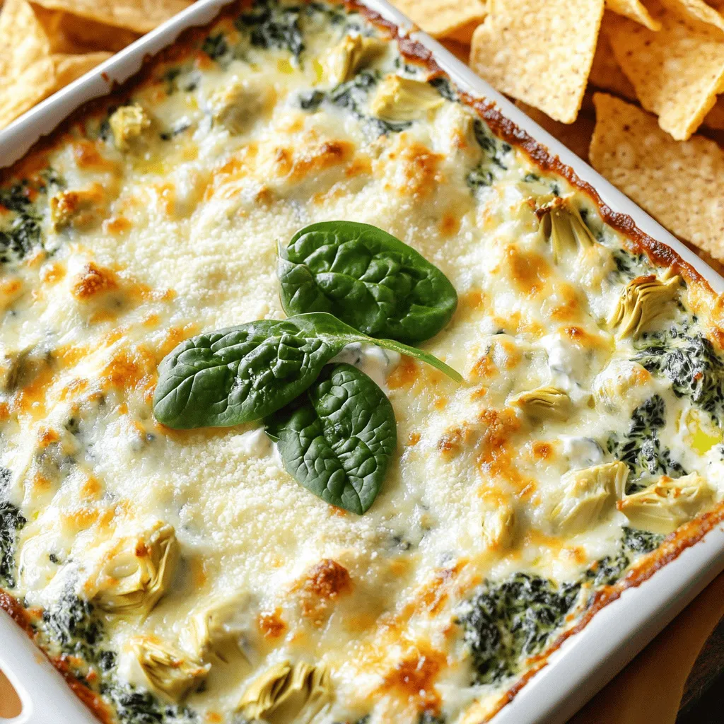 Creamy Spinach and Artichoke Dip Flavorful Delight