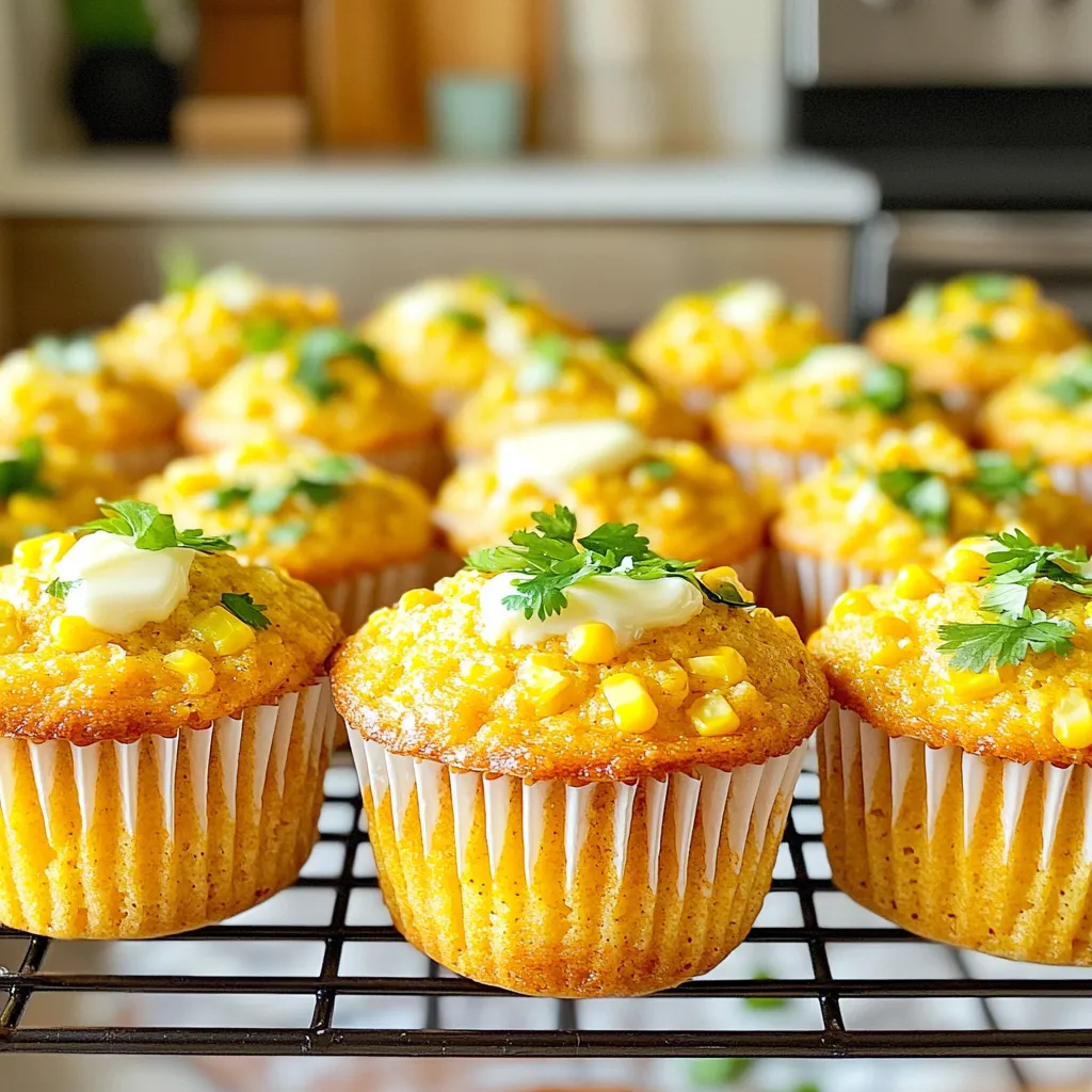 Jalapeño Cheddar Cornbread Muffins Snack Delight