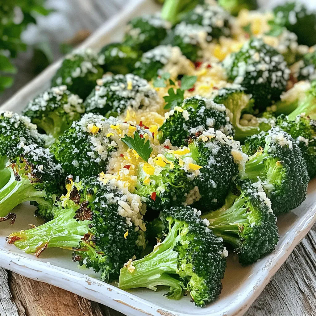 Garlic Parmesan Roasted Broccoli Simple Flavor Boost