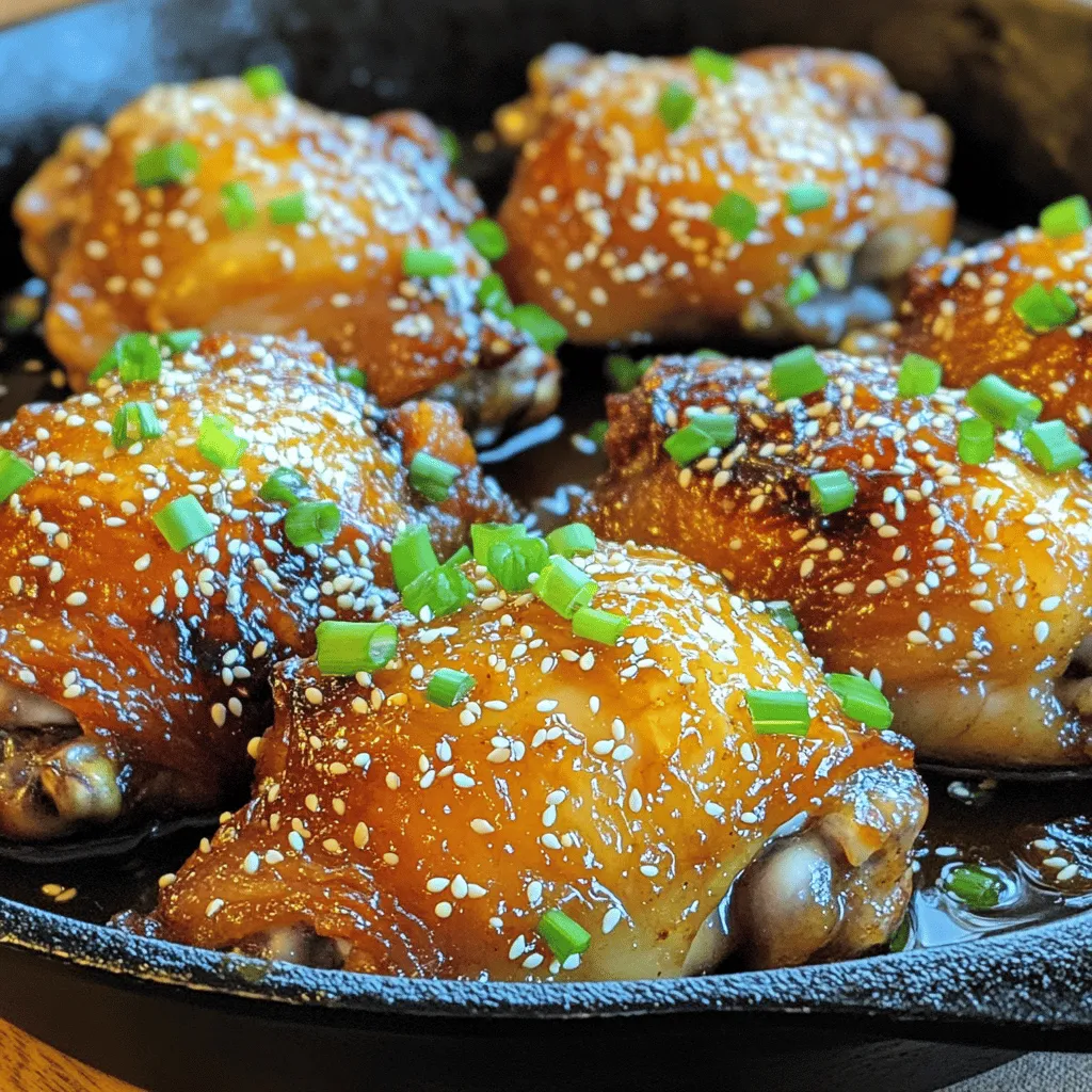 Honey Garlic Chicken Thighs Flavorful and Simple Dish