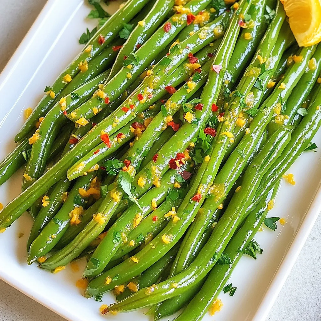 Spicy Garlic Butter Green Beans Easy Flavorful Side