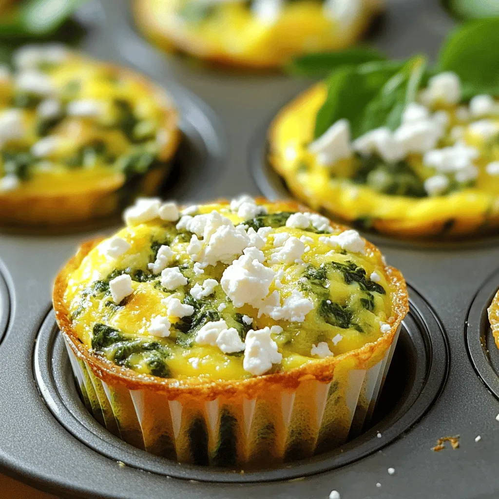 Spinach Feta Egg Muffins Savory Breakfast Delight
