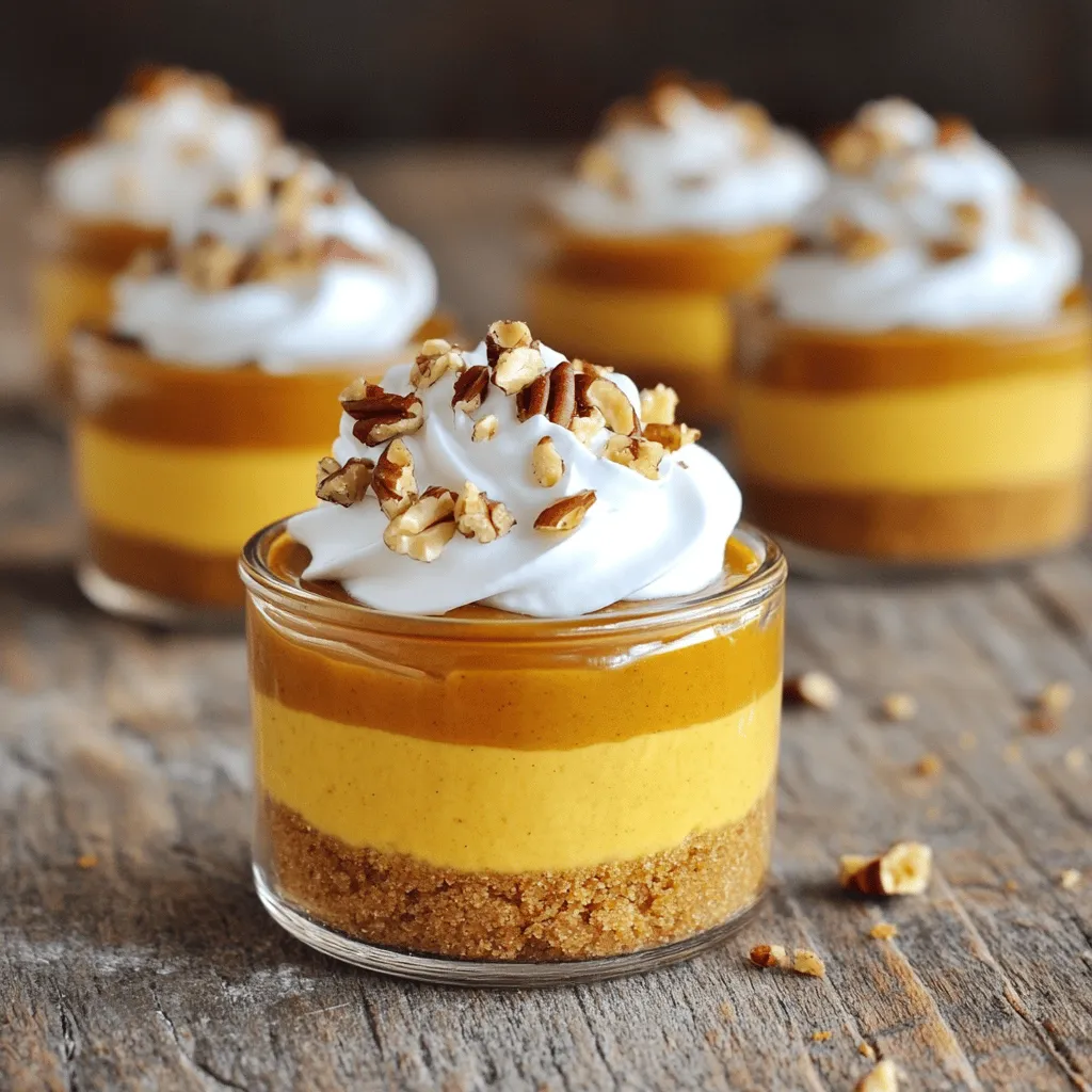 No Bake Pumpkin Cheesecake Cups Delightful Dessert Idea
