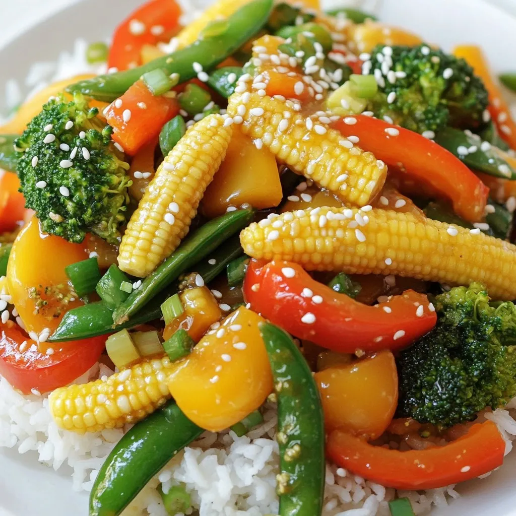 Honey Garlic Veggie Stir Fry Easy and Flavorful Meal