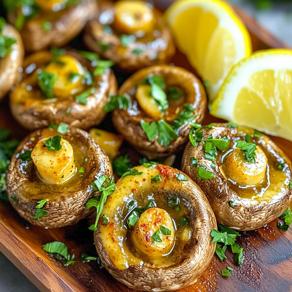 Air Fryer Garlic Butter Mushrooms Simple and Tasty Dish