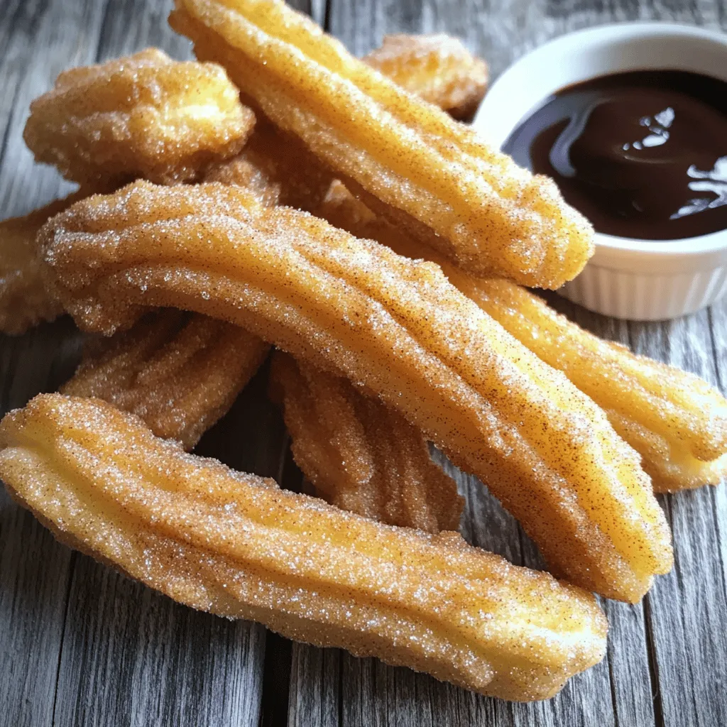 Cinnamon Sugar Churros Crispy and Delicious Snack