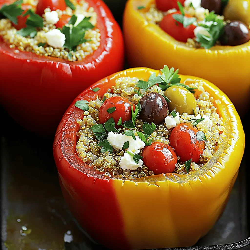 Greek Stuffed Peppers Flavorful and Simple Recipe