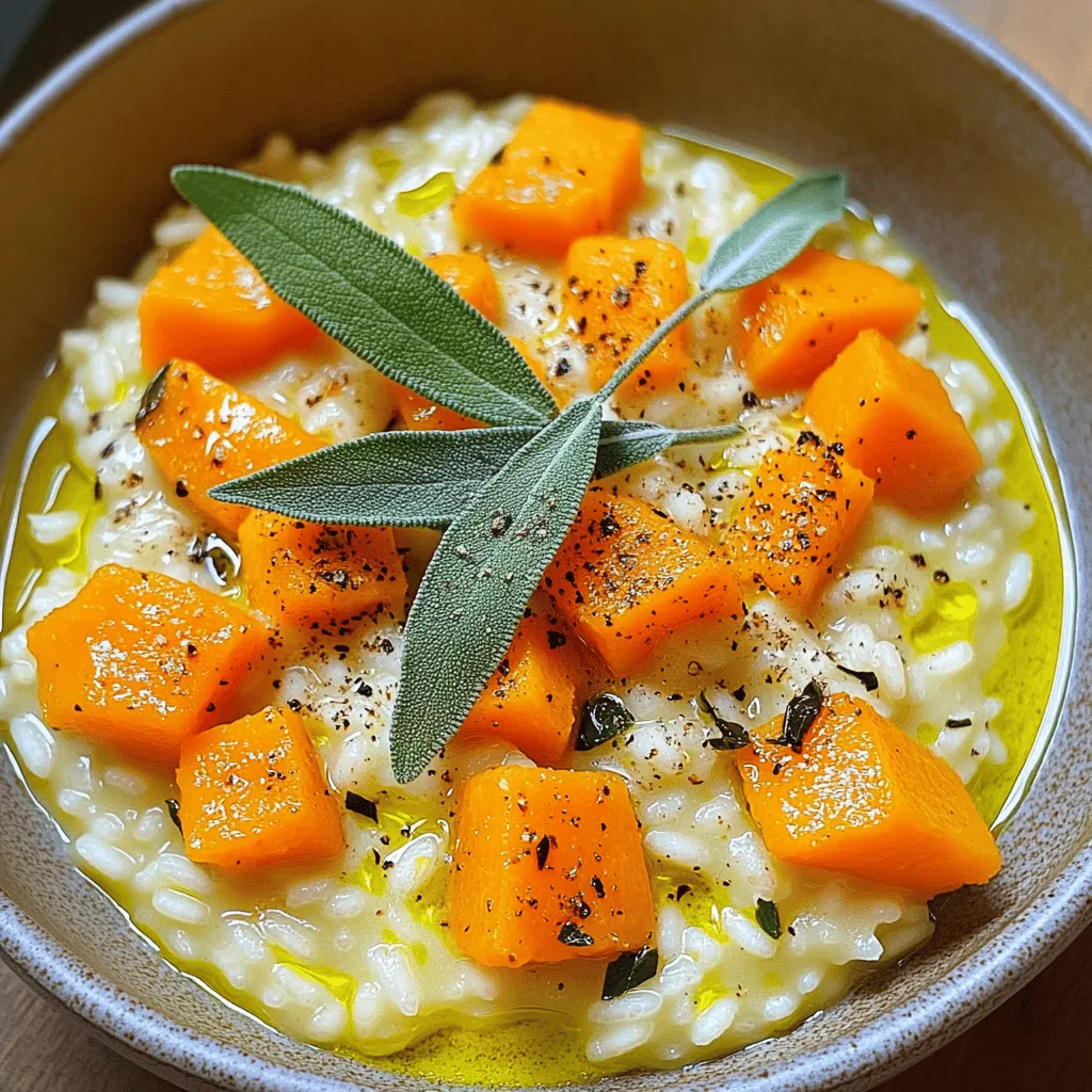 19. Butternut Squash Risotto with Sage Creamy Delight
