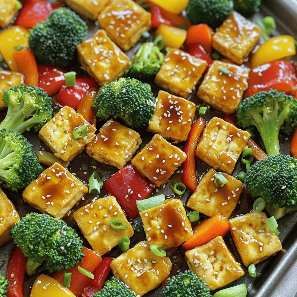 Savory Sheet Pan Teriyaki Tofu &#038; Veggies Recipe