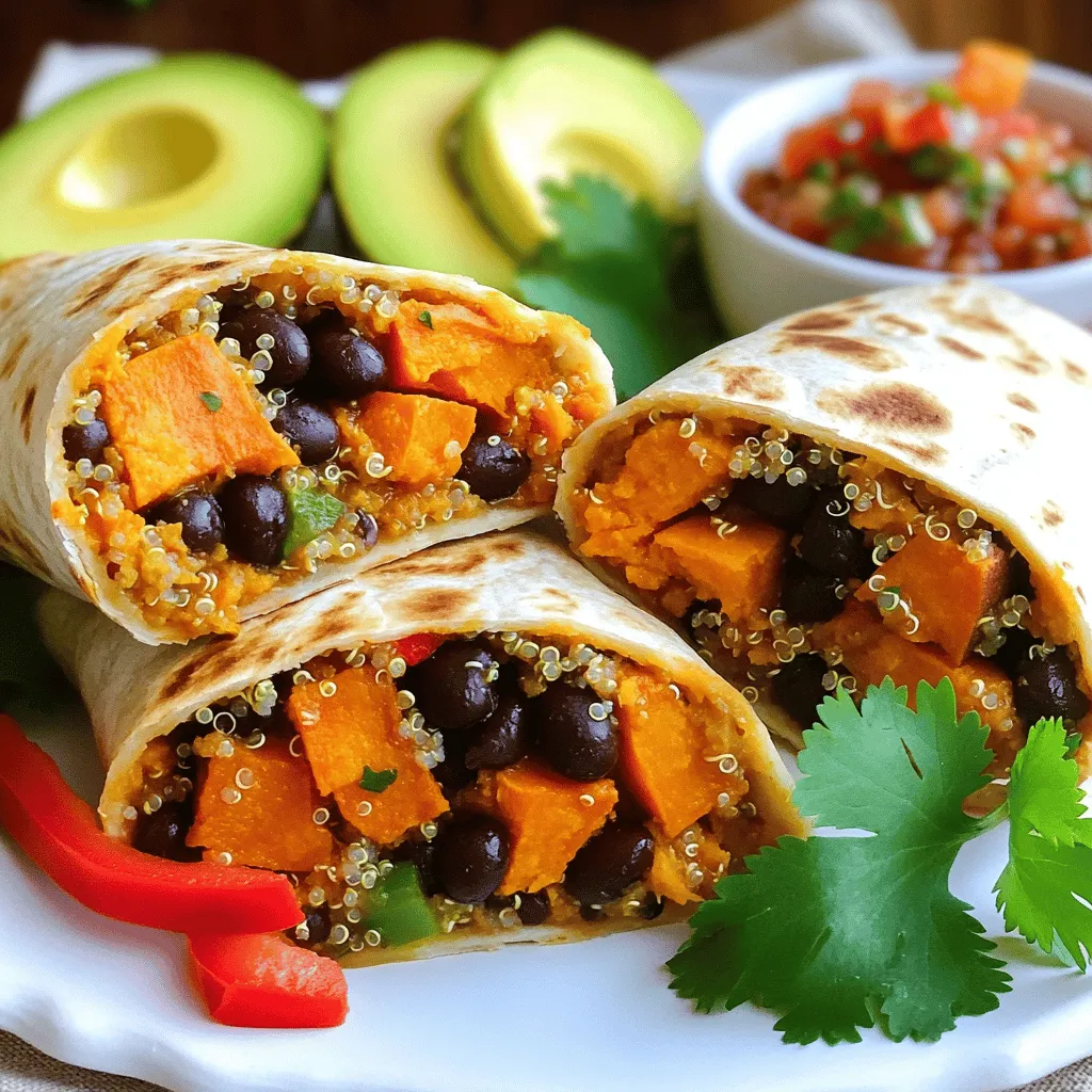 Vegan Sweet Potato Black Bean Burritos Easy Recipe