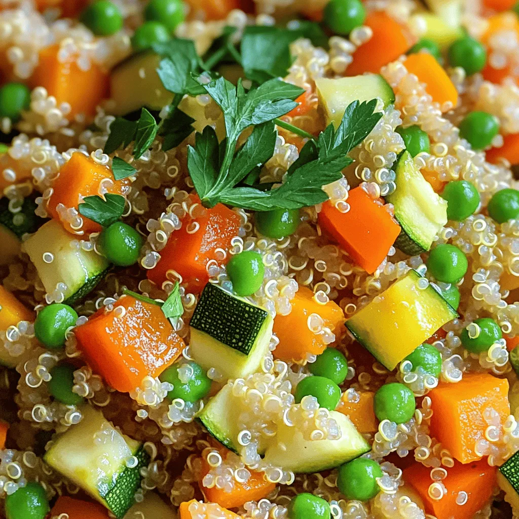Tasty Quinoa Vegetable Pilaf Simple and Healthy Meal