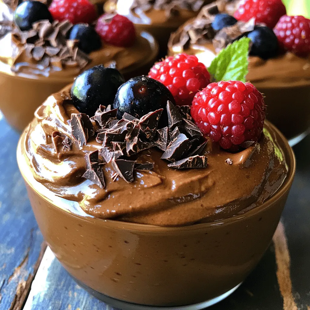 Chocolate Avocado Mousse Creamy and Rich Delight