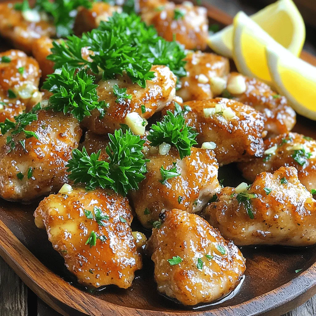 Garlic Butter Chicken Bites Flavorful and Easy Recipe