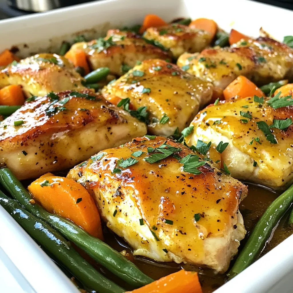 Honey Mustard Chicken Bake Tasty Family Dinner