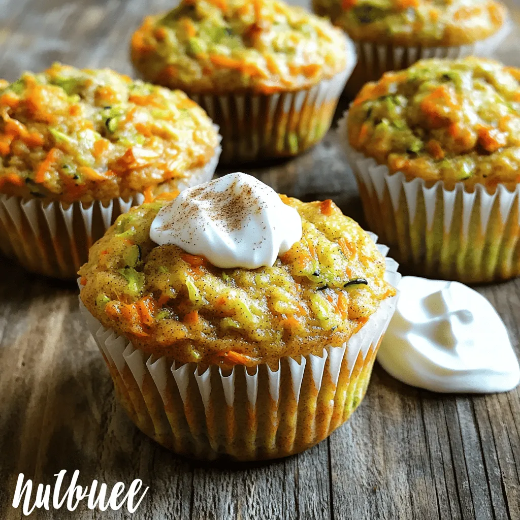 Healthy Carrot Zucchini Muffins Simple and Tasty Recipe