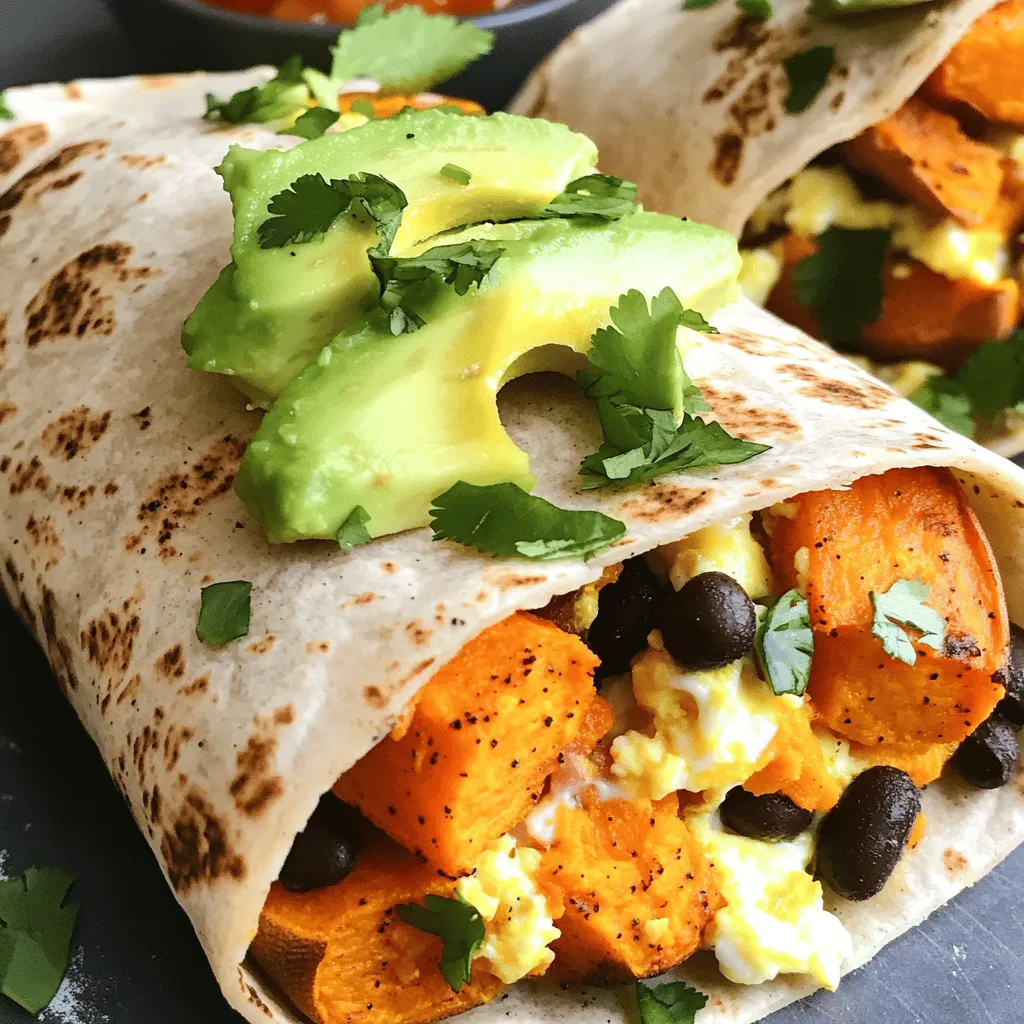 Sweet Potato Breakfast Burritos Easy and Tasty Meal