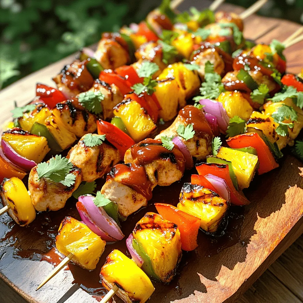 Grilled BBQ Chicken Skewers Flavorful and Easy Recipe